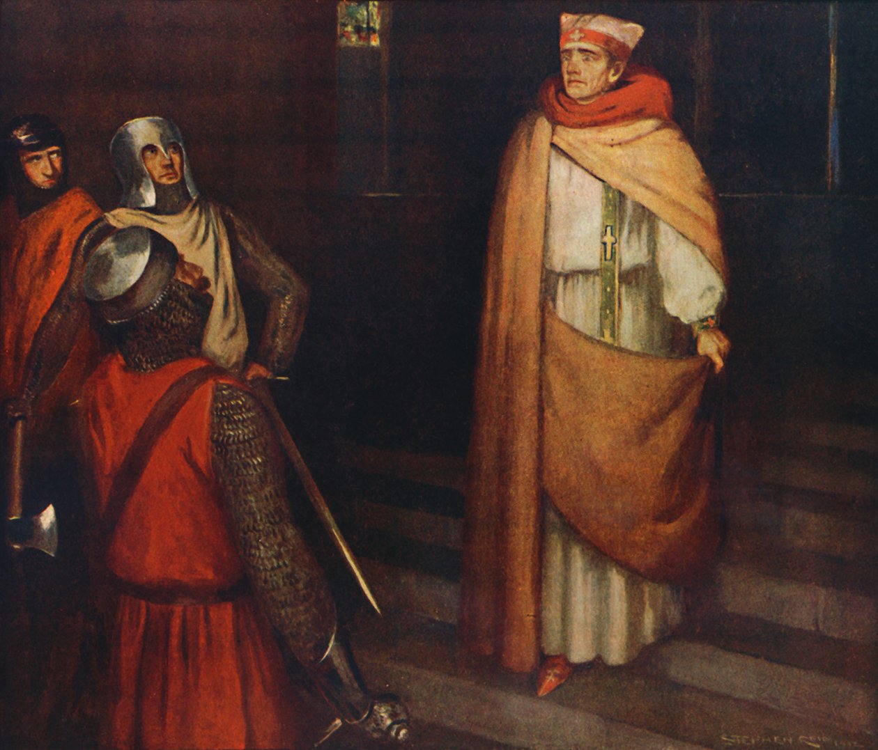 Szent Tamás mártíromsága, 1912 alkotó: Unbekannt
