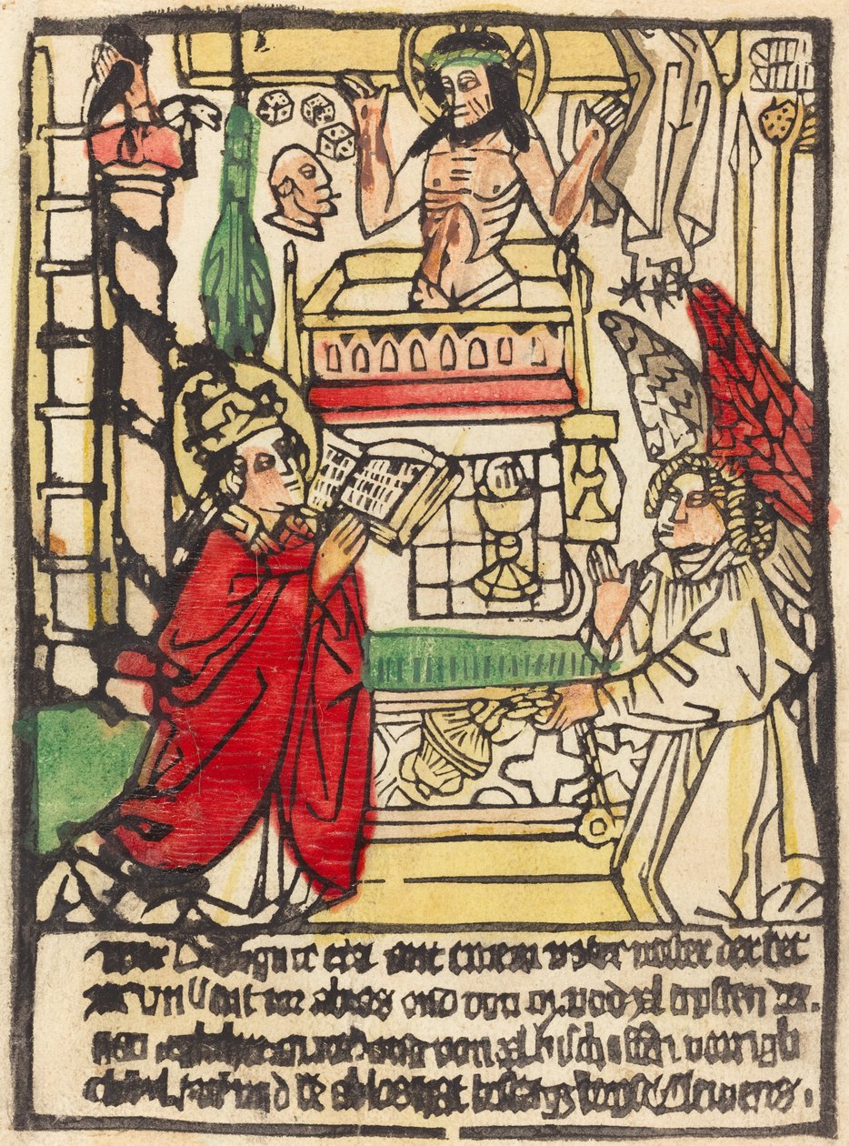 Szent Gergely miséje, c. 1470. alkotó: Unbekannt