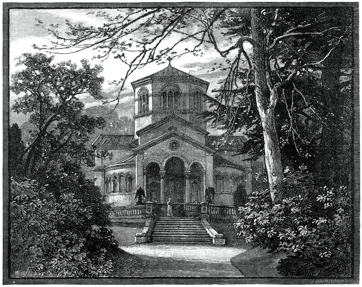 A mauzóleum, Frogmore, 1900 alkotó: Unbekannt
