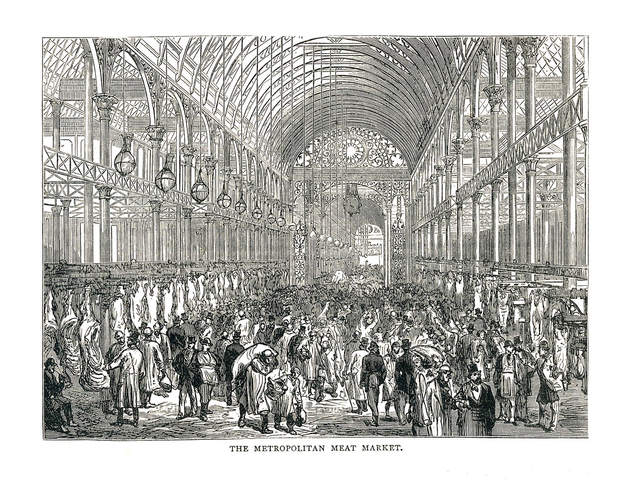 A fővárosi húspiac, 1878 alkotó: Unbekannt