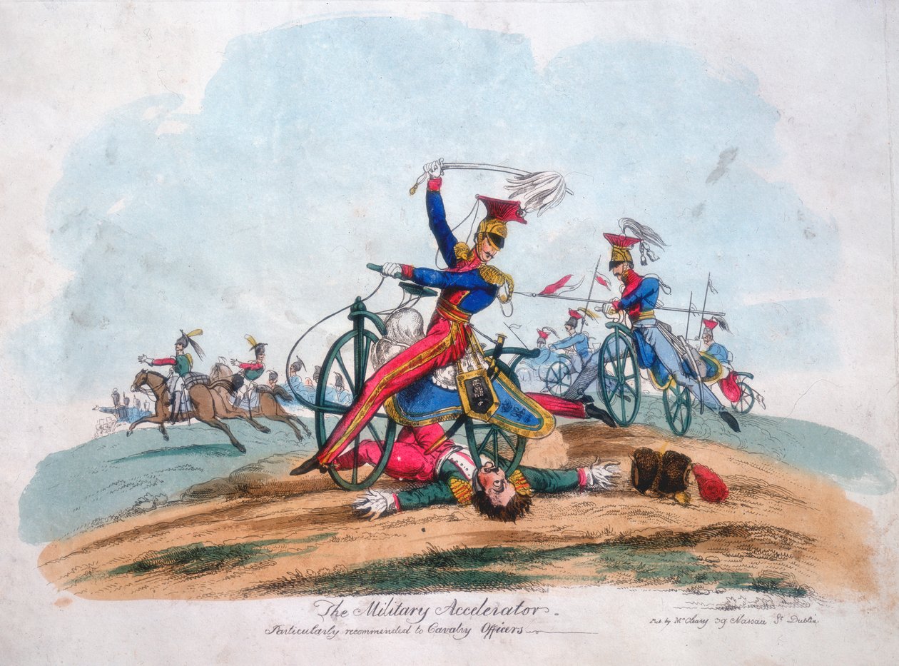 A katonai gyorsító – különösen lovassági tiszteknek ajánlott, c1820 alkotó: Unbekannt