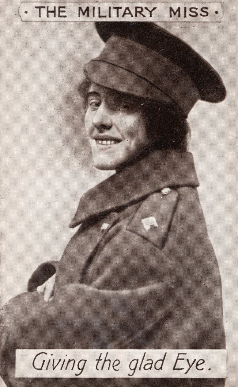 The Military Miss - Giving the happy Eye., 1914 alkotó: Unbekannt