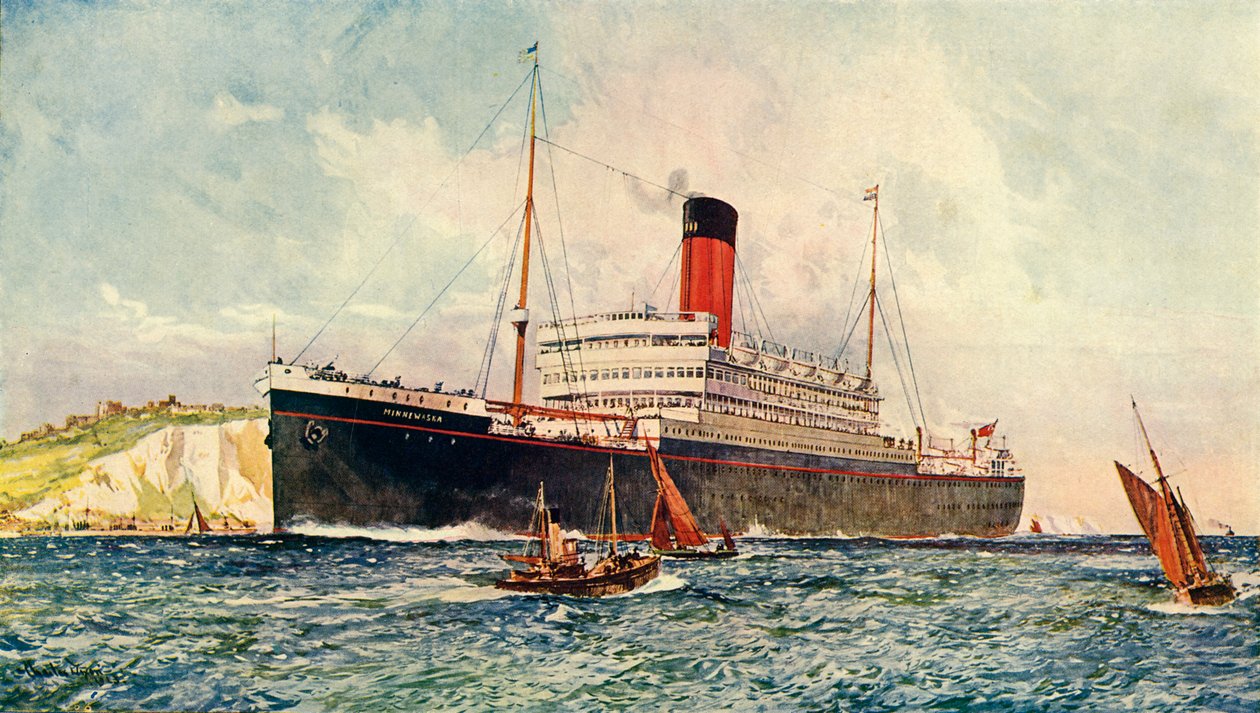 A Minnewaska Atlantic Transport Line, 21 998 tonna, 1930. alkotó: Unbekannt