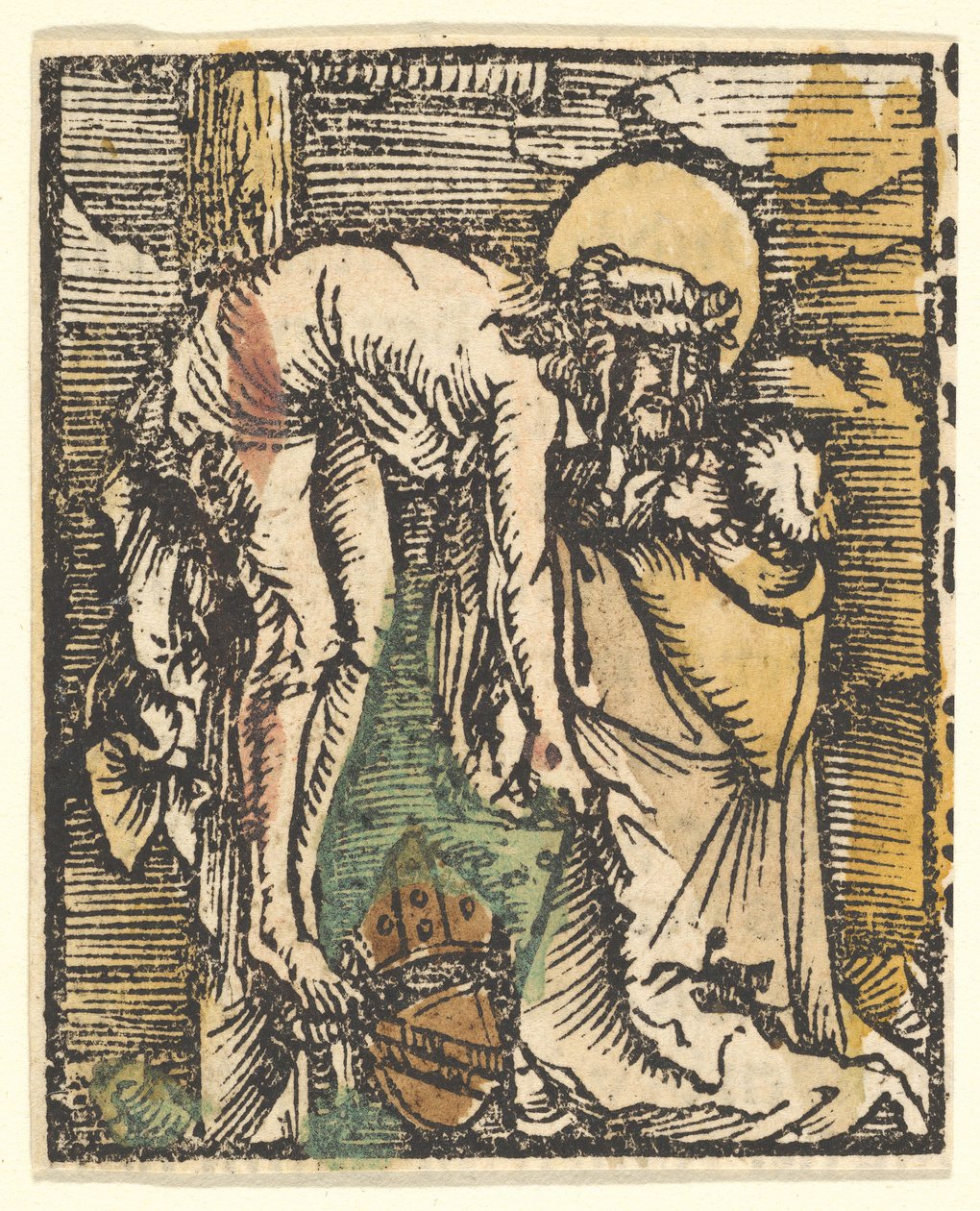 A Szent Bernát csodája másolat, 1512 után. alkotó: Unbekannt