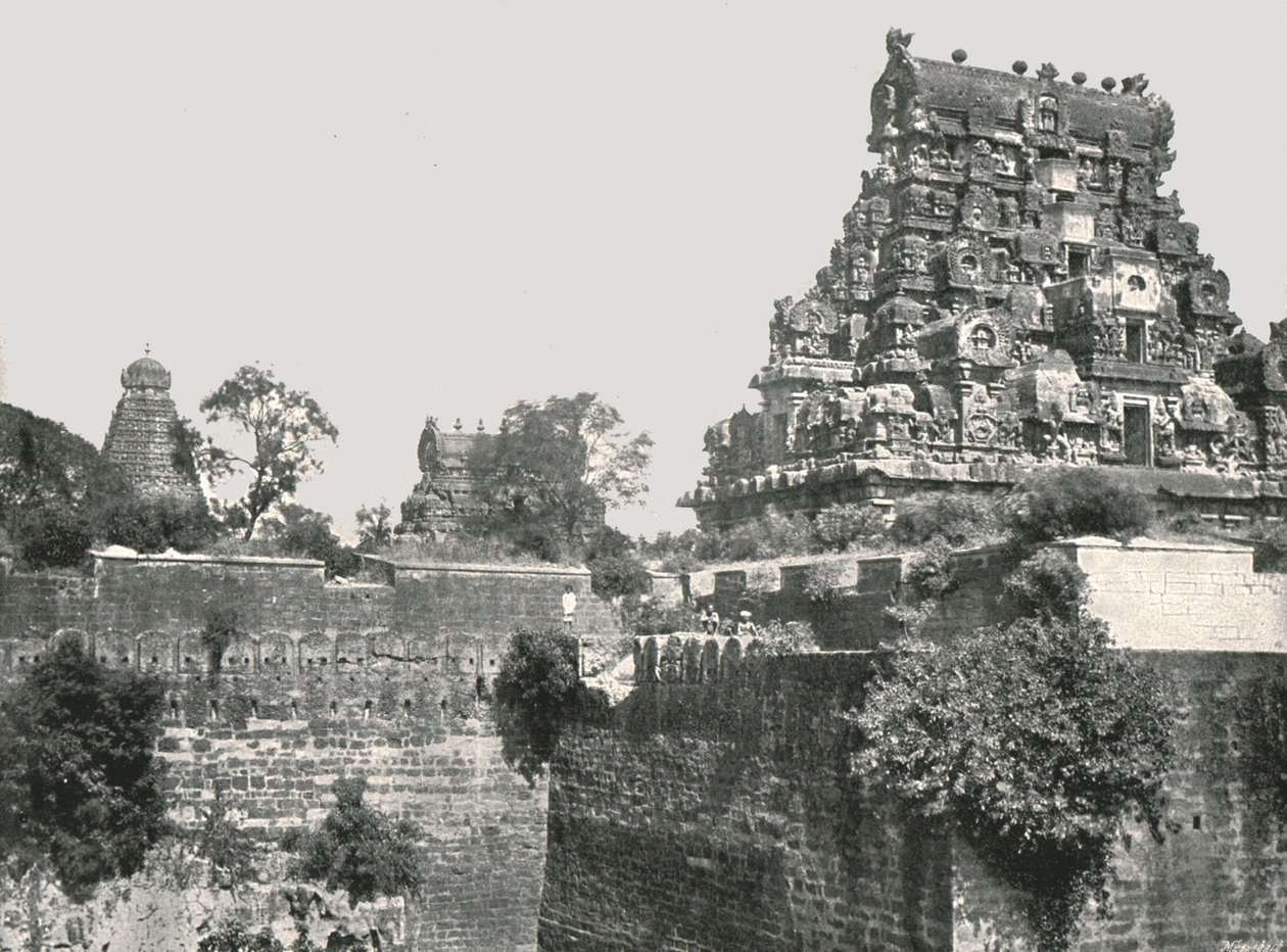 The Moat and the Fort, Tanjore, India, 1895. alkotó: Unbekannt