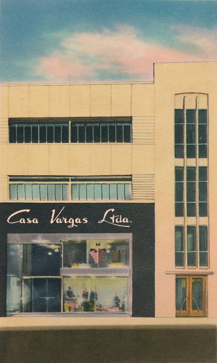 A Modern Áruház Casa Vargas Ltda., Barranquilla, 1940-es évek alkotó: Unbekannt