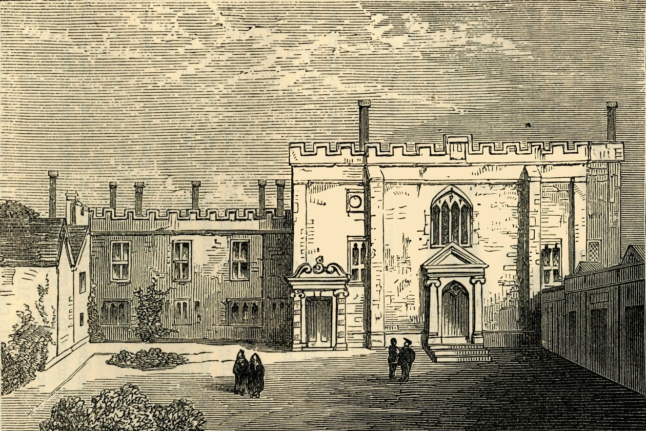 A jeruzsálemi Szent János kolostor, Clerkenwell – A kápolna délről, c1872. alkotó: Unbekannt