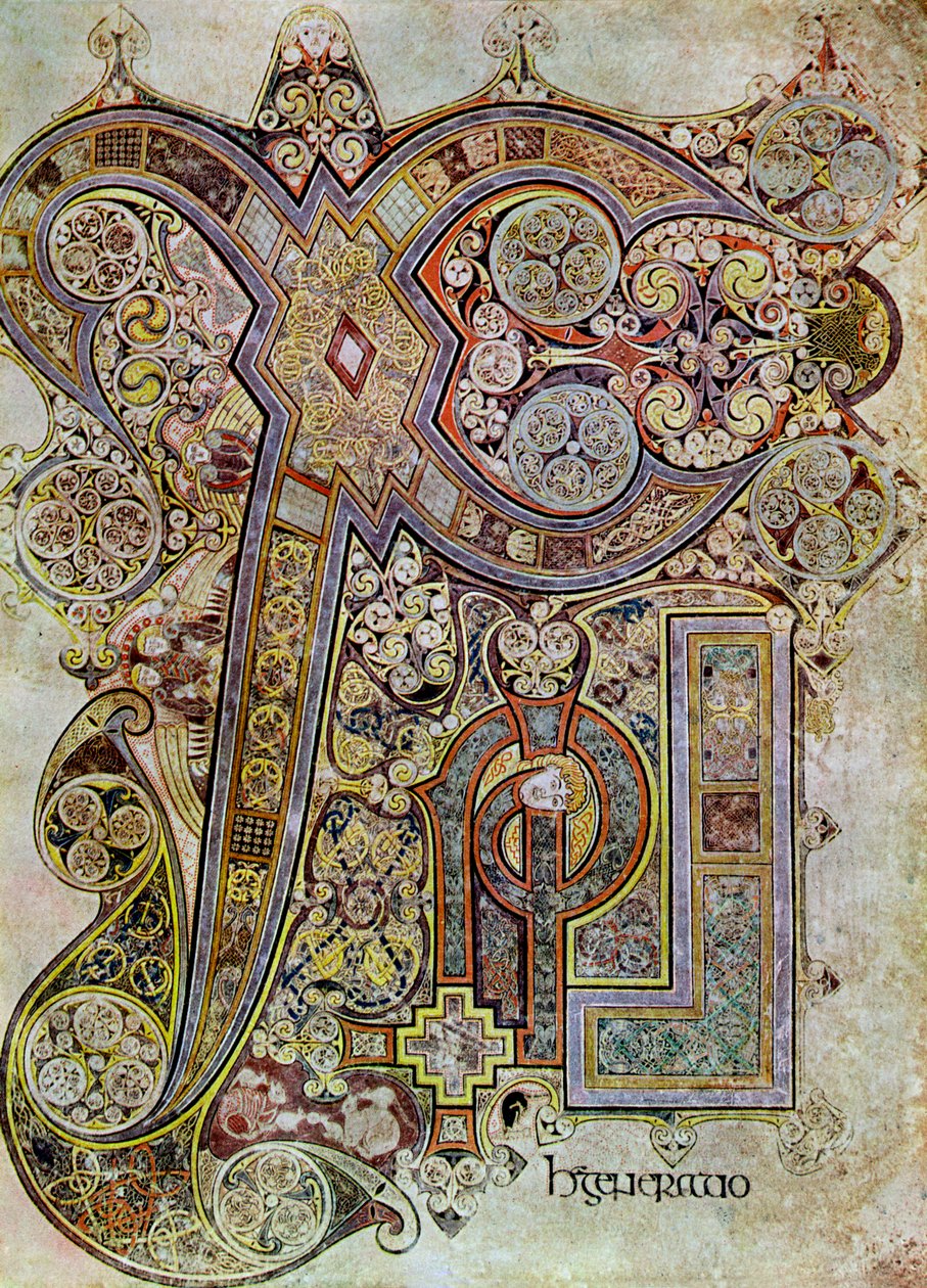 A monogram oldal, i.sz. 800, XX. század alkotó: Unbekannt