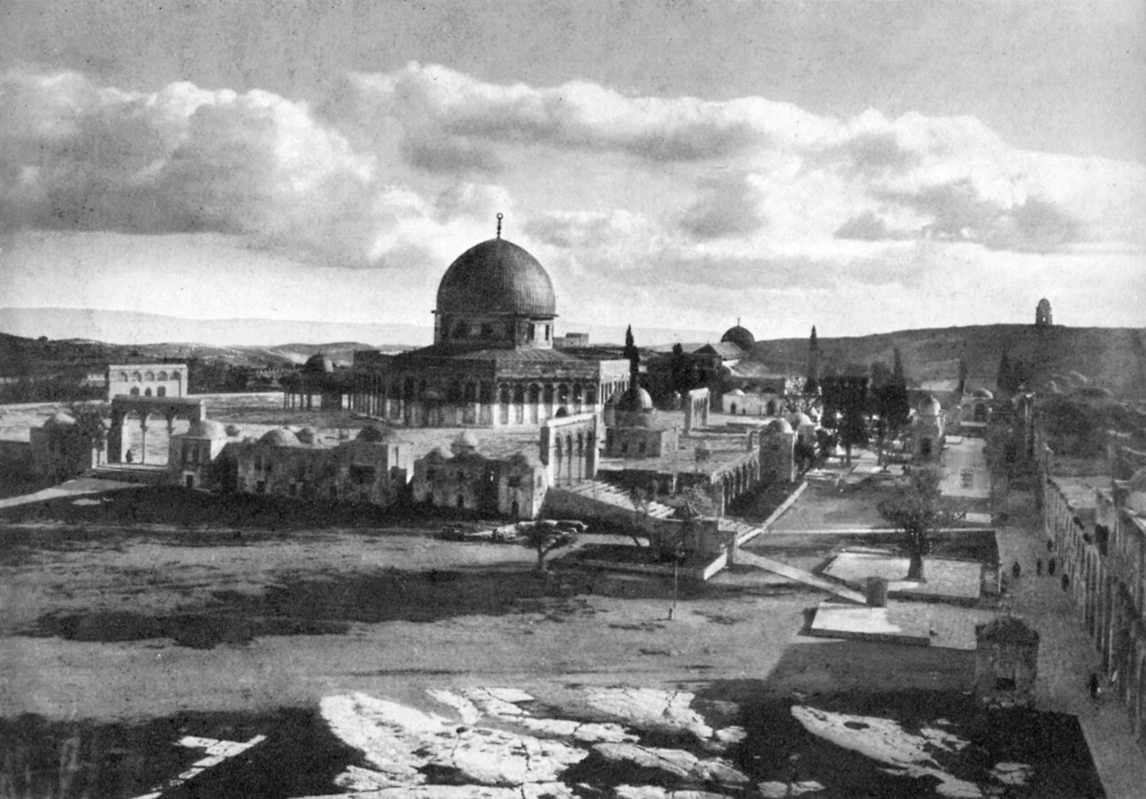 Omar mecsetje az ókori templom helyén, Betlehem, Izrael, 1926 alkotó: Unbekannt