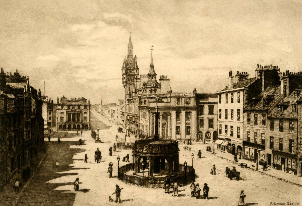 A városi épületek, Aberdeen, 1898. alkotó: Unbekannt