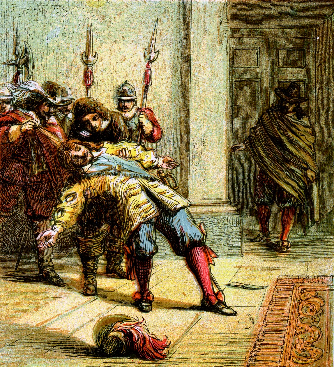 Buckingham gyilkossága, 1628, 1850 alkotó: Unbekannt