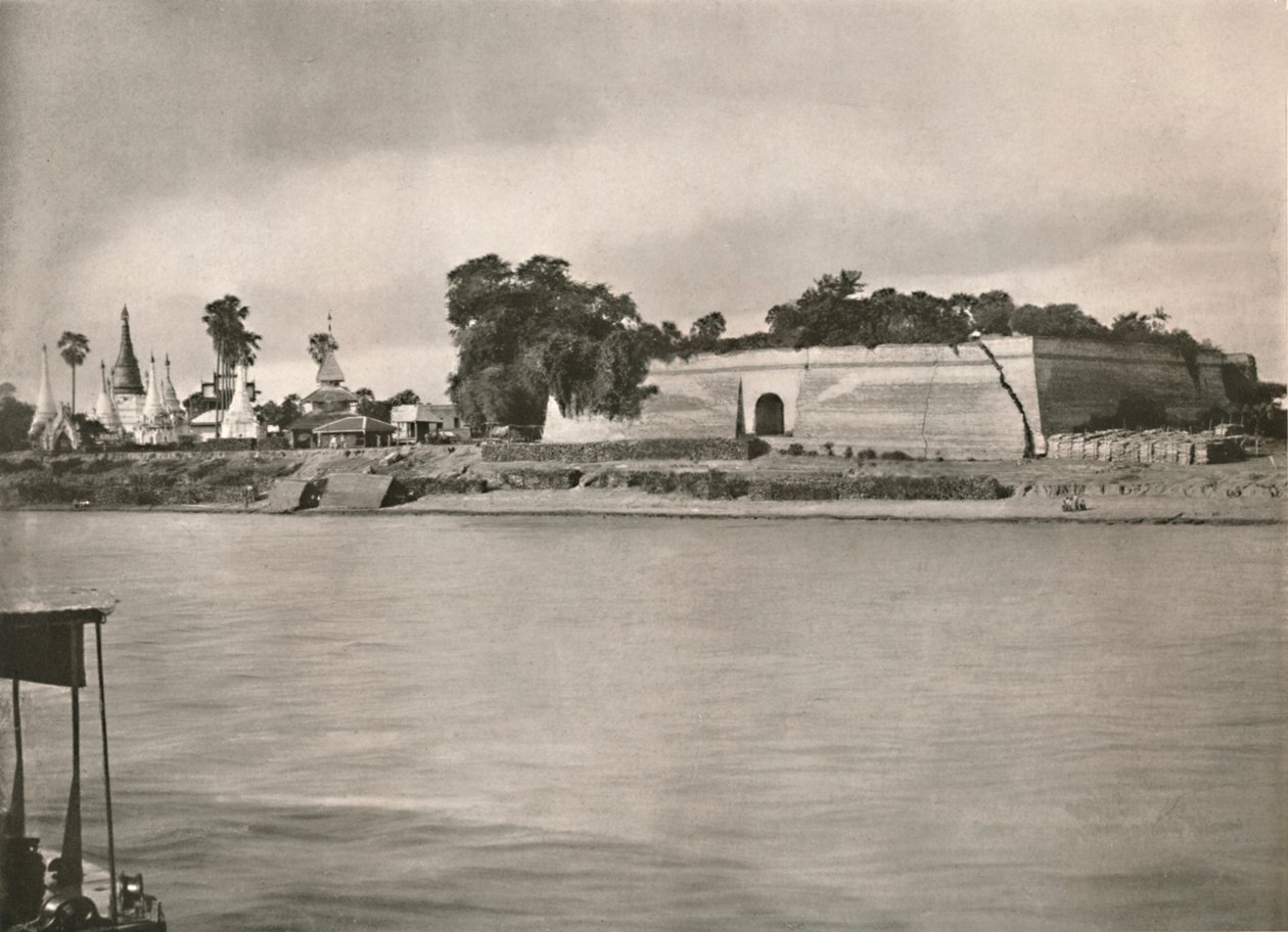 A Murhla erőd az Irrawaddy-n, 1900. alkotó: Unbekannt