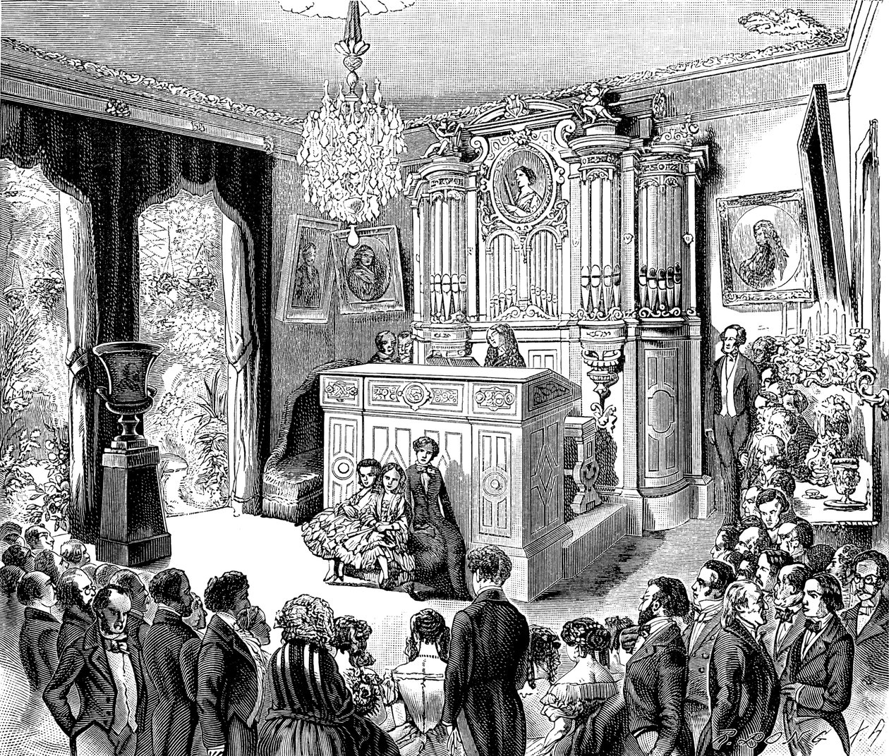 A zenés est Pauline Viardot-Garciában alkotó: Unbekannt