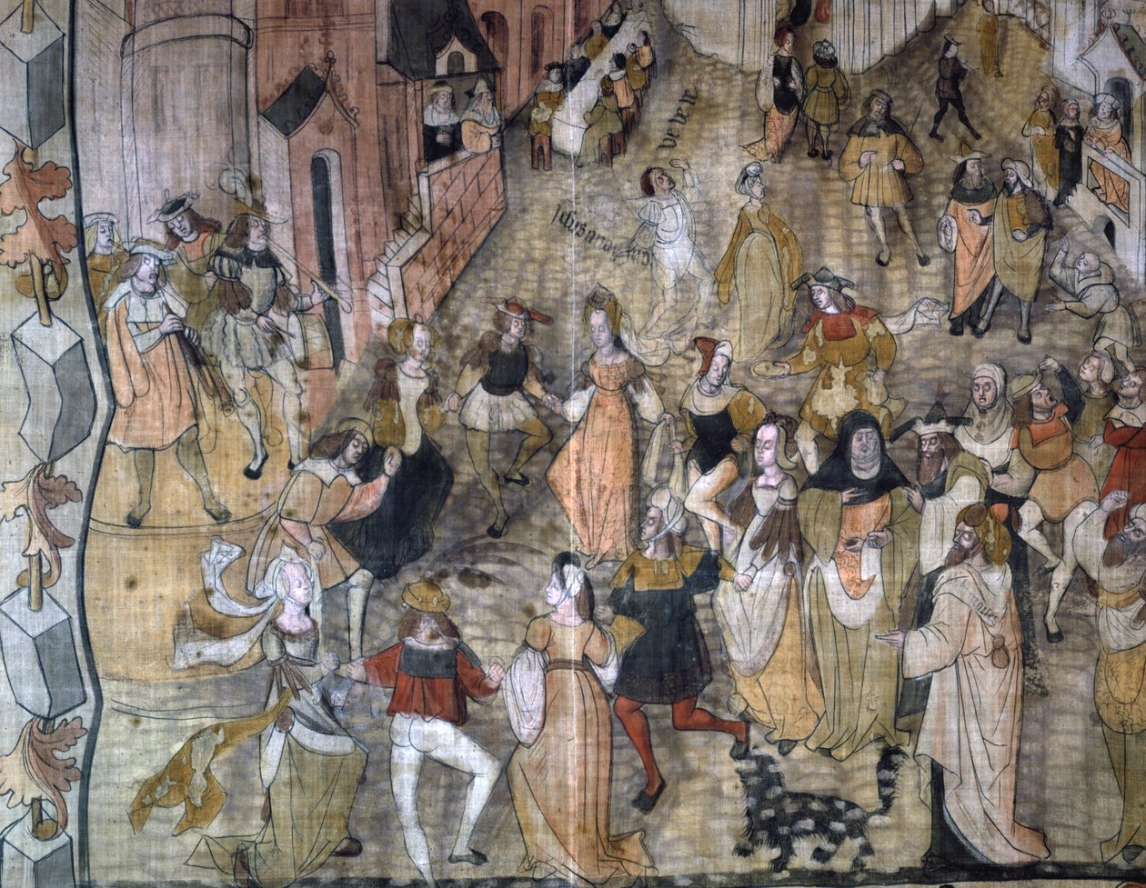 Jézus Krisztus bosszújának misztériuma, részlet, 1630. alkotó: Unbekannt