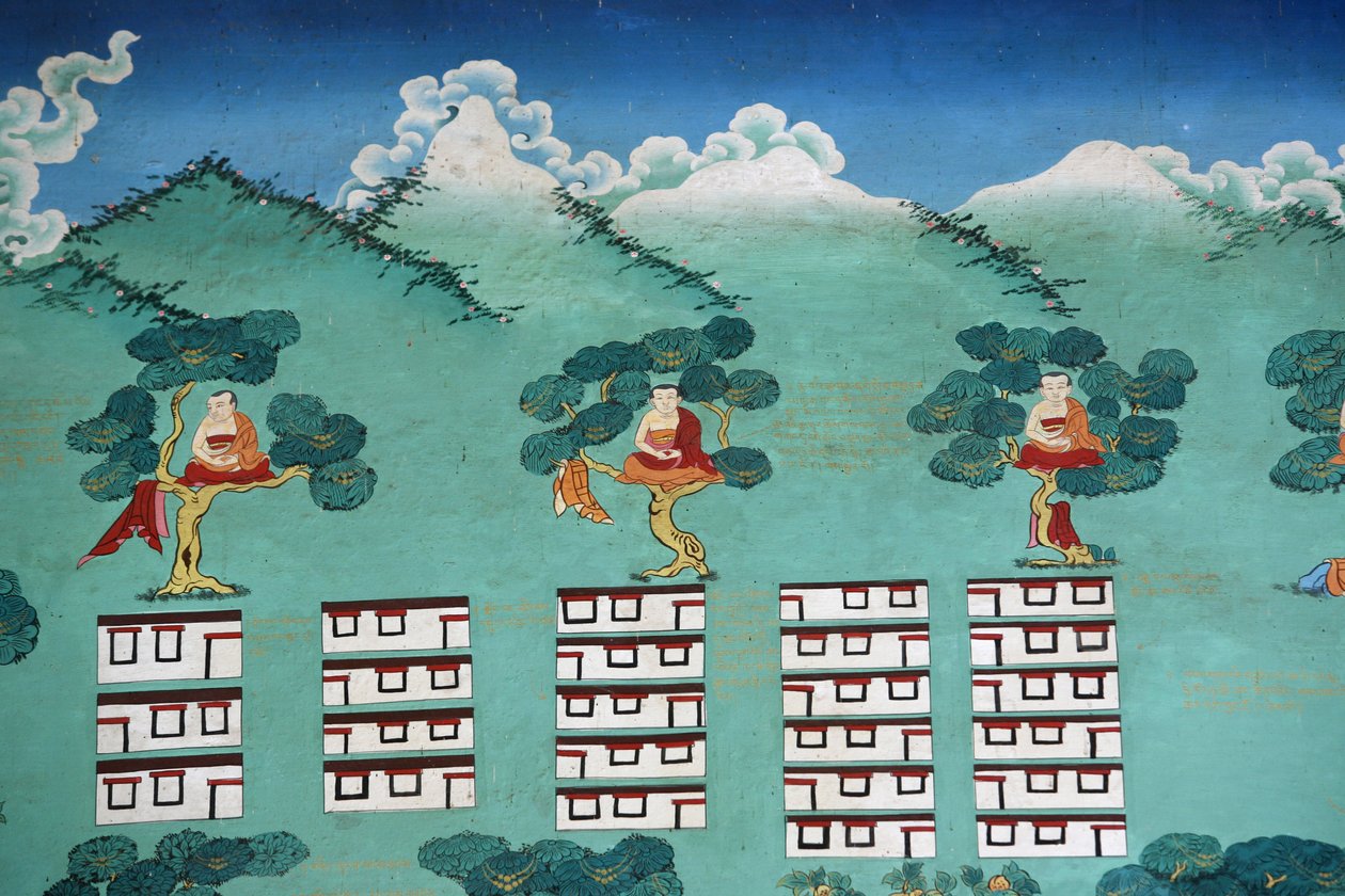 Shangri La mítosza. Kopan kolostor, Katmandu, Nepál alkotó: Unbekannt