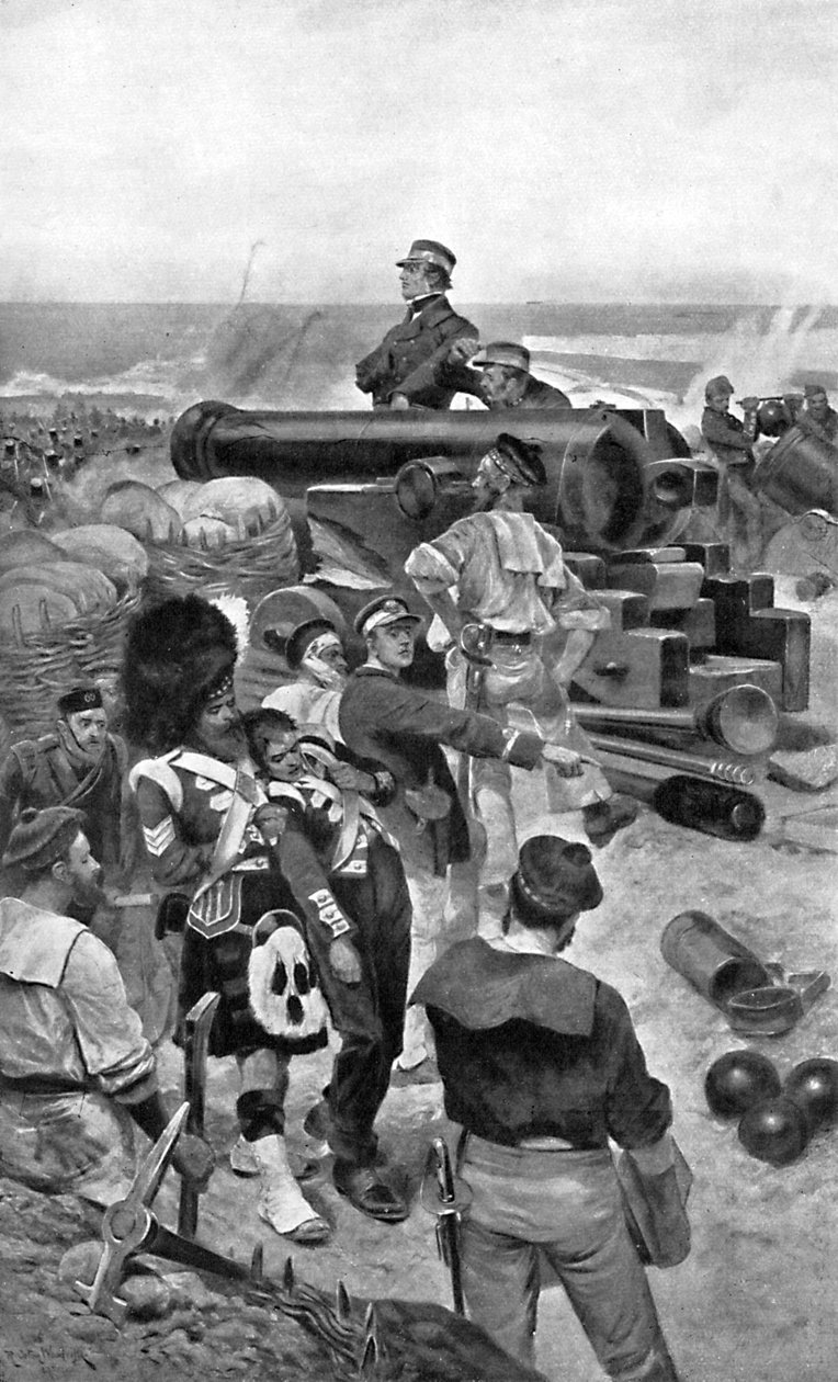 A haditengerészeti brigád Szevasztopolban, 1850-es évek alkotó: Unbekannt