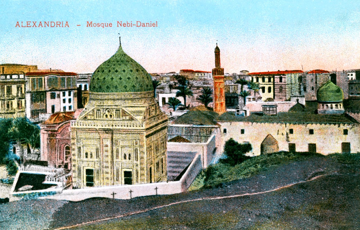 A Nebi-Daniel mecset, Alexandria, Egyiptom, XX. század alkotó: Unbekannt