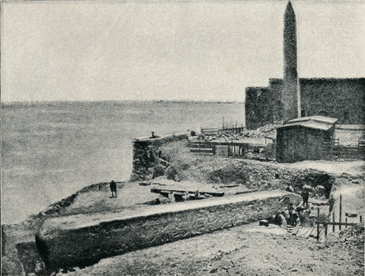 A tű hevert, amikor leesett Alexandriában, 1877, 1910 alkotó: Unbekannt