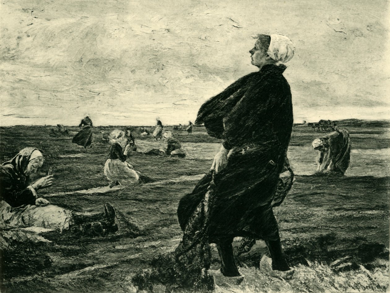 The Net-Menders, 1887-1889, 1908. alkotó: Unbekannt