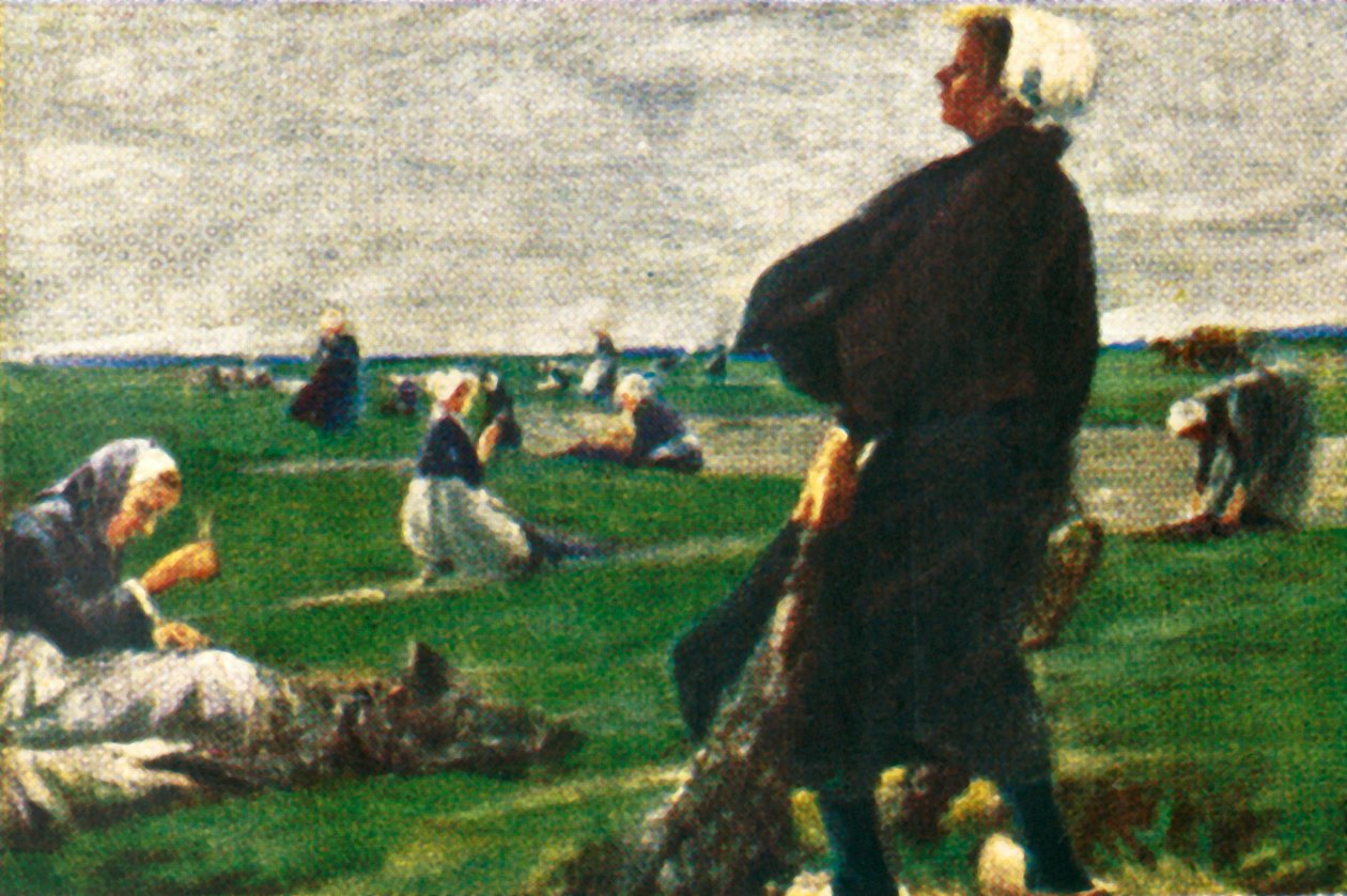 The Net-Menders, 1928. alkotó: Unbekannt