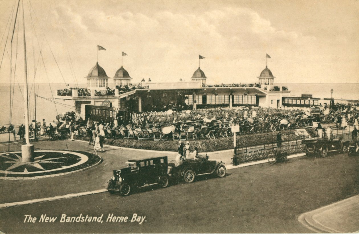 The New Bandstand, Herne Bay, Kent alkotó: Unbekannt