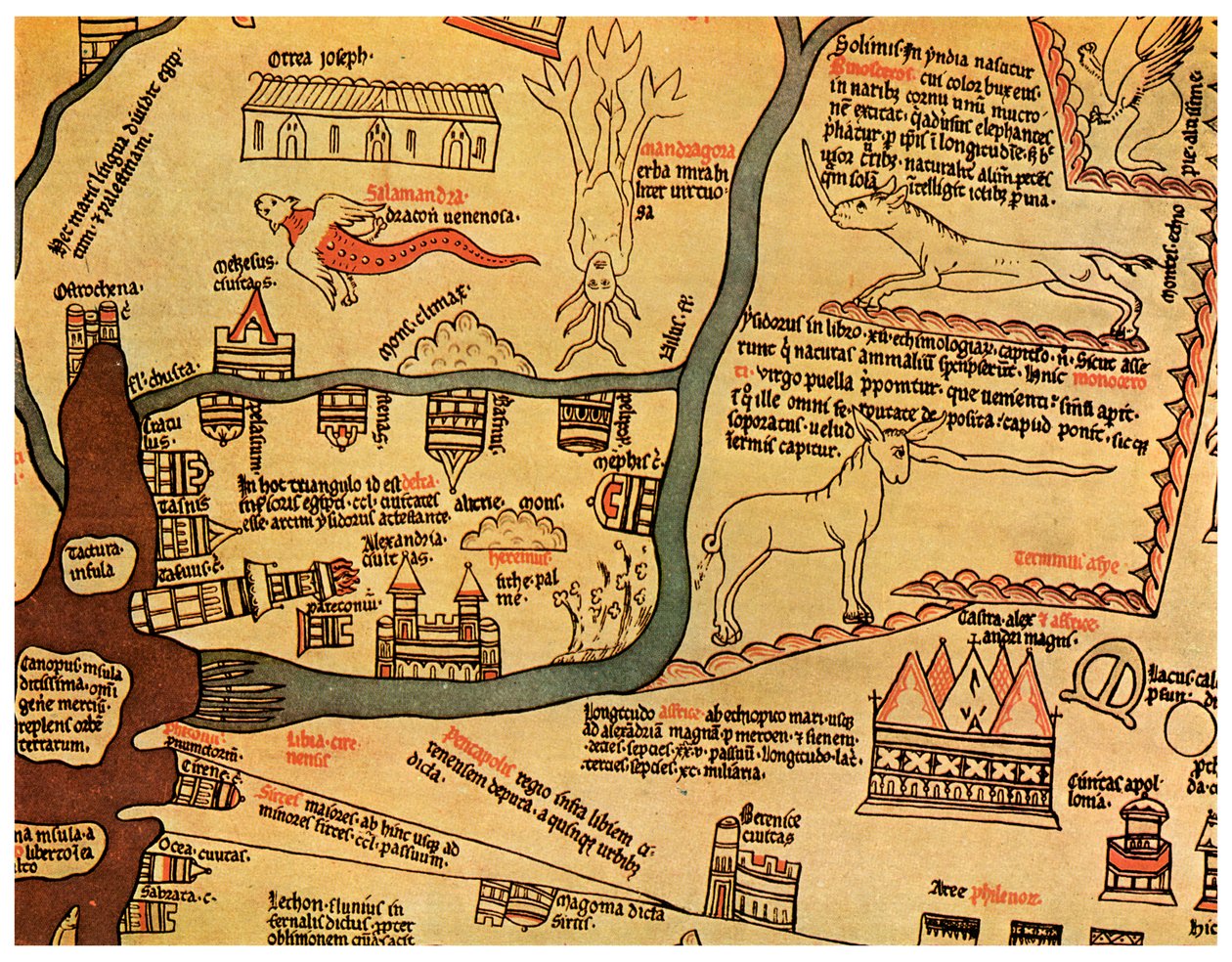 A Nílus-delta, Egyiptom, c1280 1956 alkotó: Unbekannt