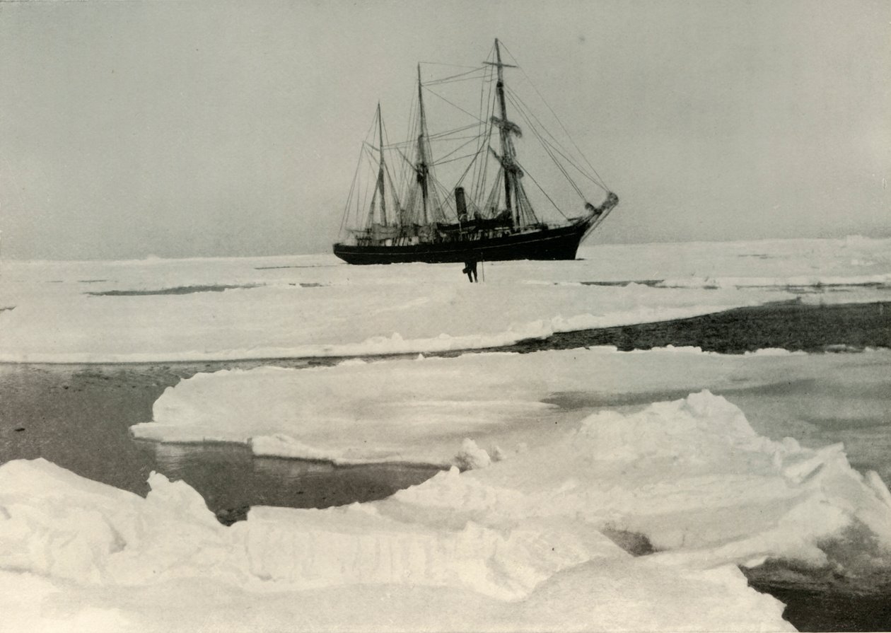 A Nimród átnyomja az utat a nyitottabb csomagon, c1908, 1909 alkotó: Unbekannt