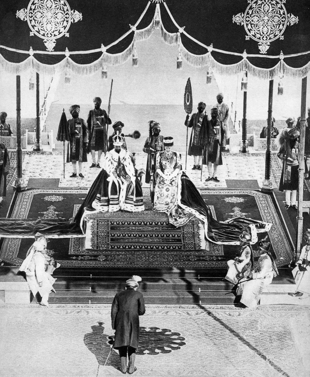 A haidarábádi Nizam tiszteleg a Delhi Durbarban, 1911, 1935 alkotó: Unbekannt