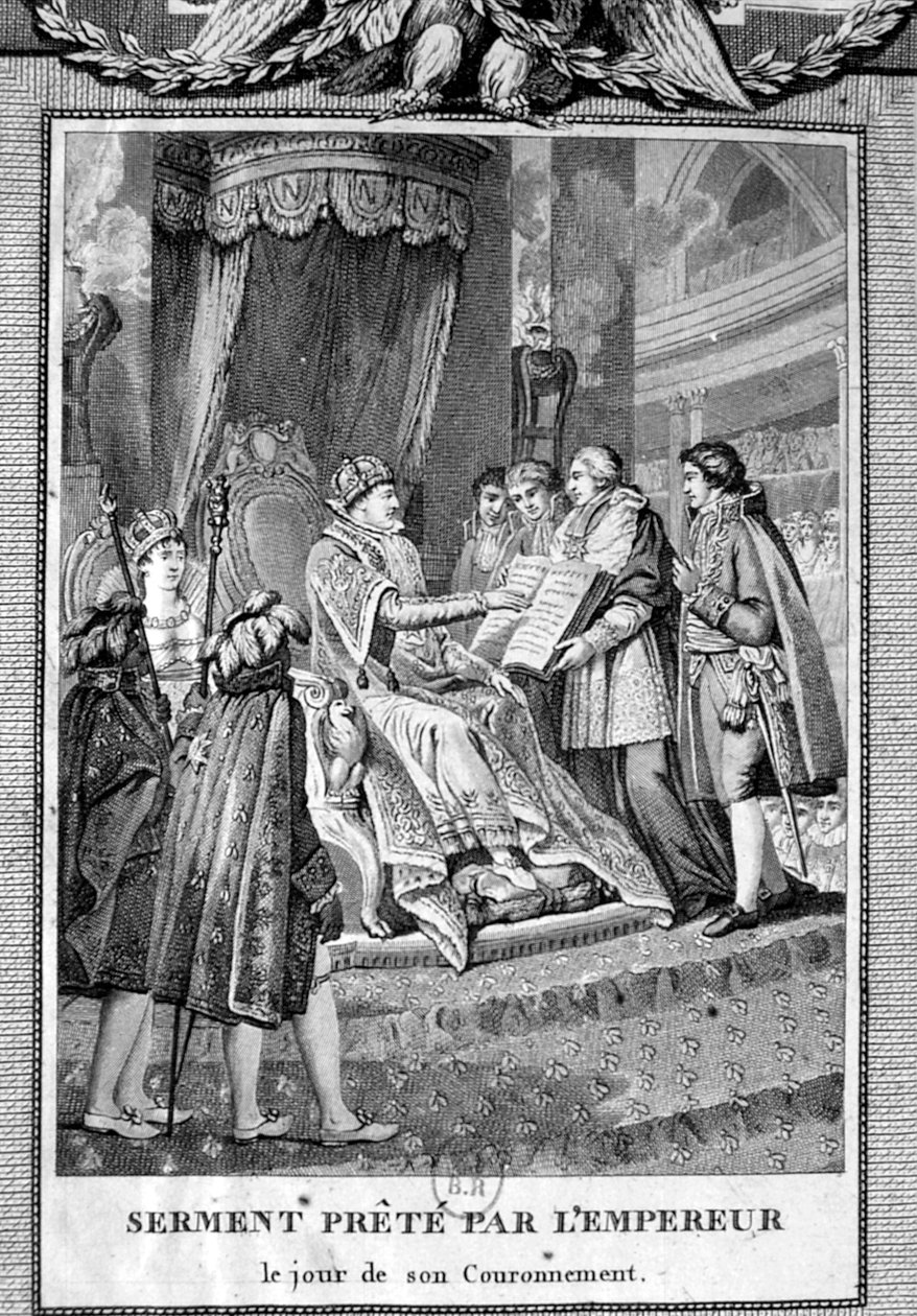 A császár esküje, 1804. december 2., XIX. század alkotó: Unbekannt