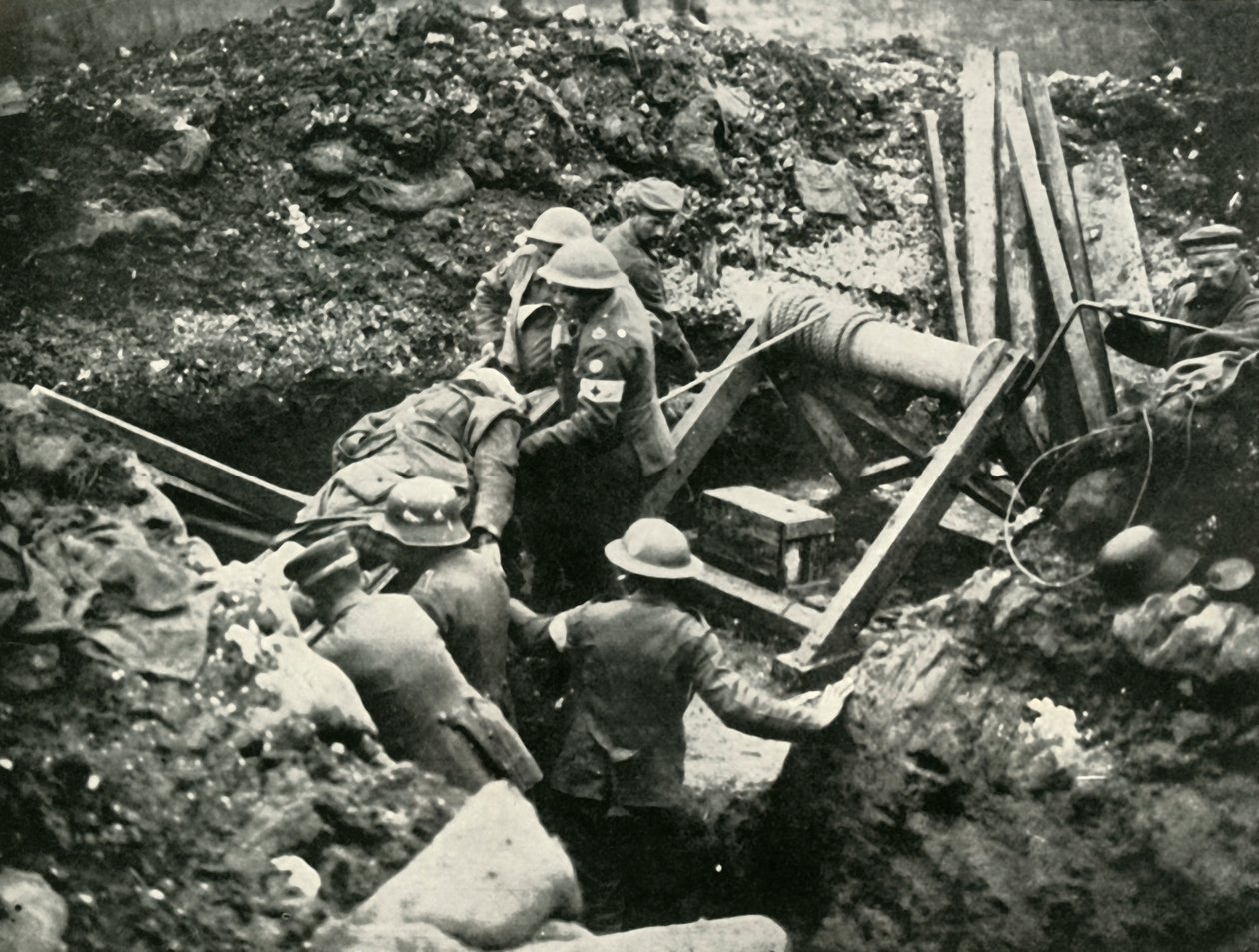 Az offenzíva a cambrai fronton: A csata különös eseménye, 1919. alkotó: Unbekannt