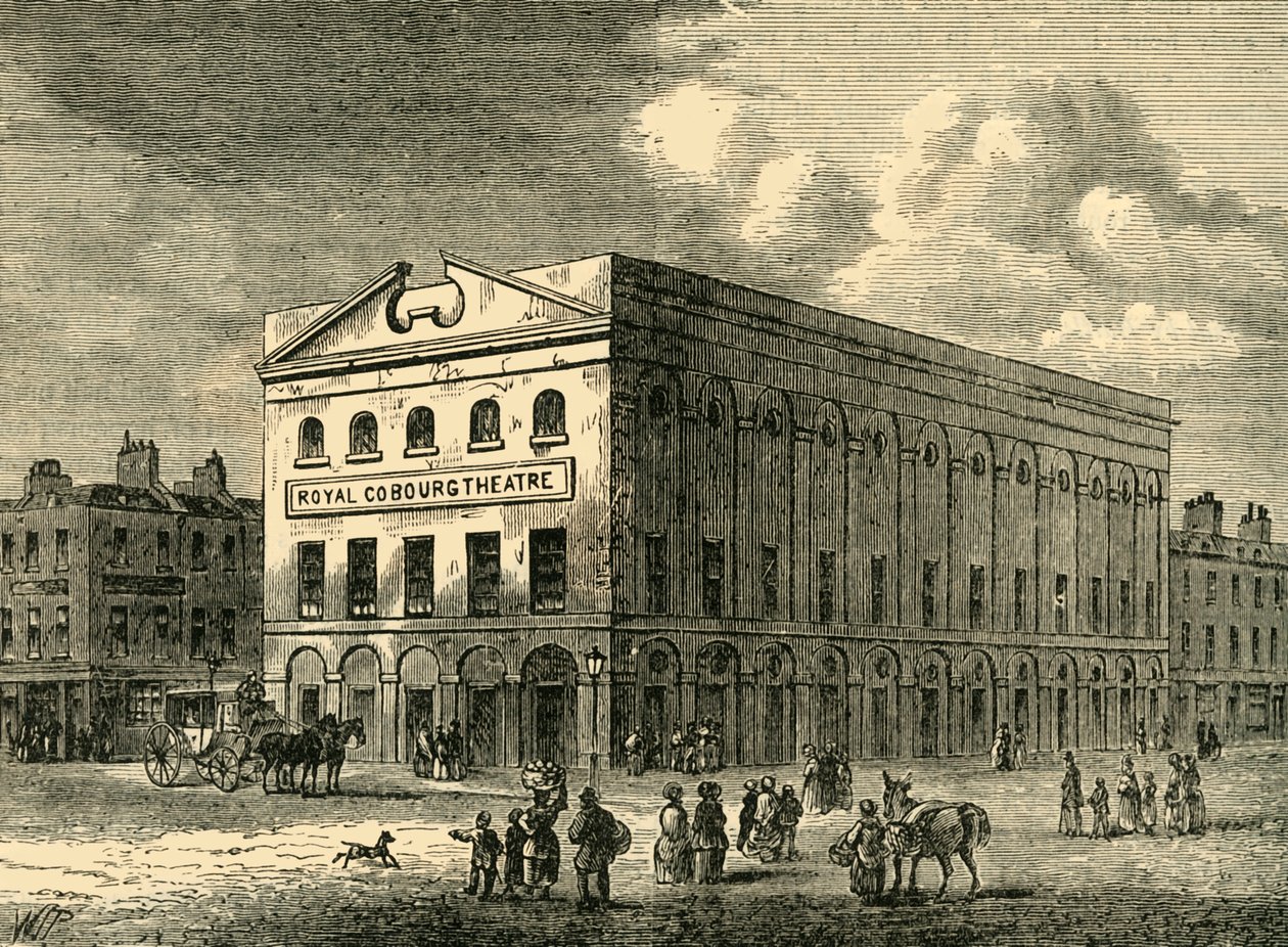 A Régi Coburg Színház 1820-ban, 1878-ban. alkotó: Unbekannt
