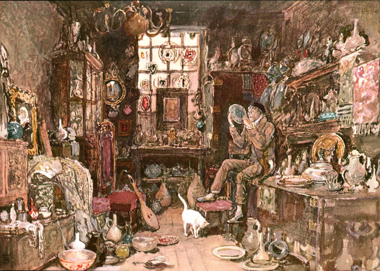 A régi kíváncsiság boltja, 1900. alkotó: Unbekannt