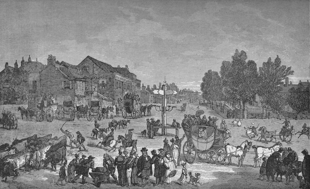 The Old Elephant and Castle Inn, 1785, 1912 alkotó: Unbekannt