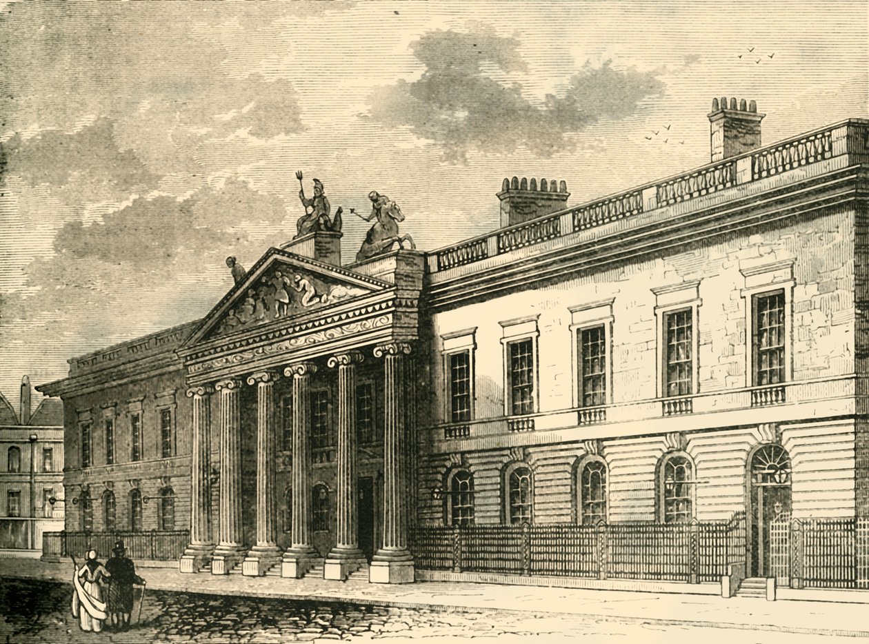 The Old India Office, London 1803, 1890. alkotó: Unbekannt