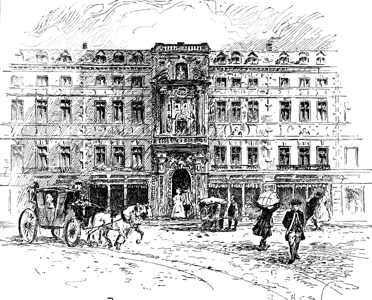 The Old Mercers Hall, London, 1909 alkotó: Unbekannt