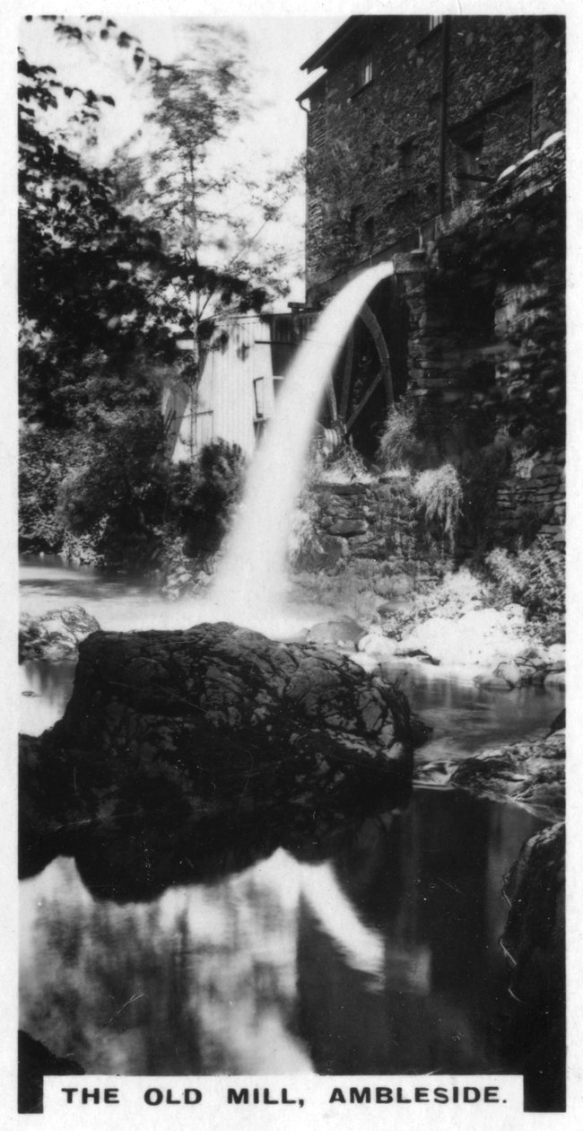 The Old Mill, Ambleside, Cumbria, 1920-as évek alkotó: Unbekannt