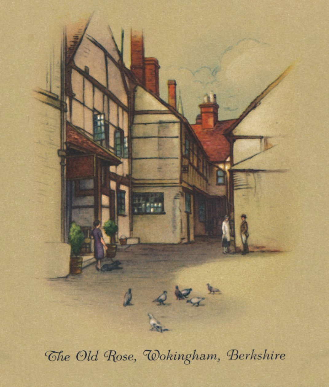 The Old Rose, Wokingham, Berkshire, 1939 alkotó: Unbekannt