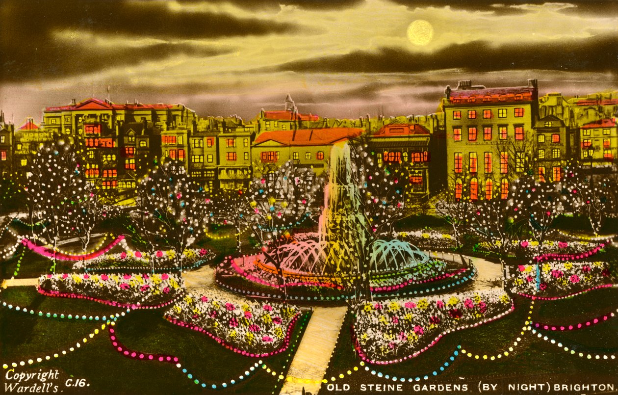 The Old Steine Gardens, Brighton, Sussex, 1940 alkotó: Unbekannt