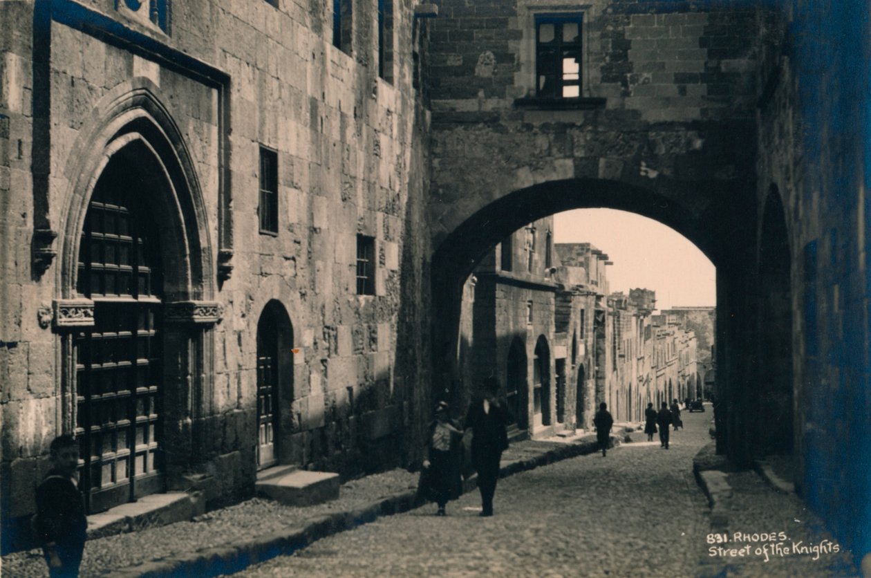 Rodosz óvárosa, Görögország, 1936 alkotó: Unbekannt