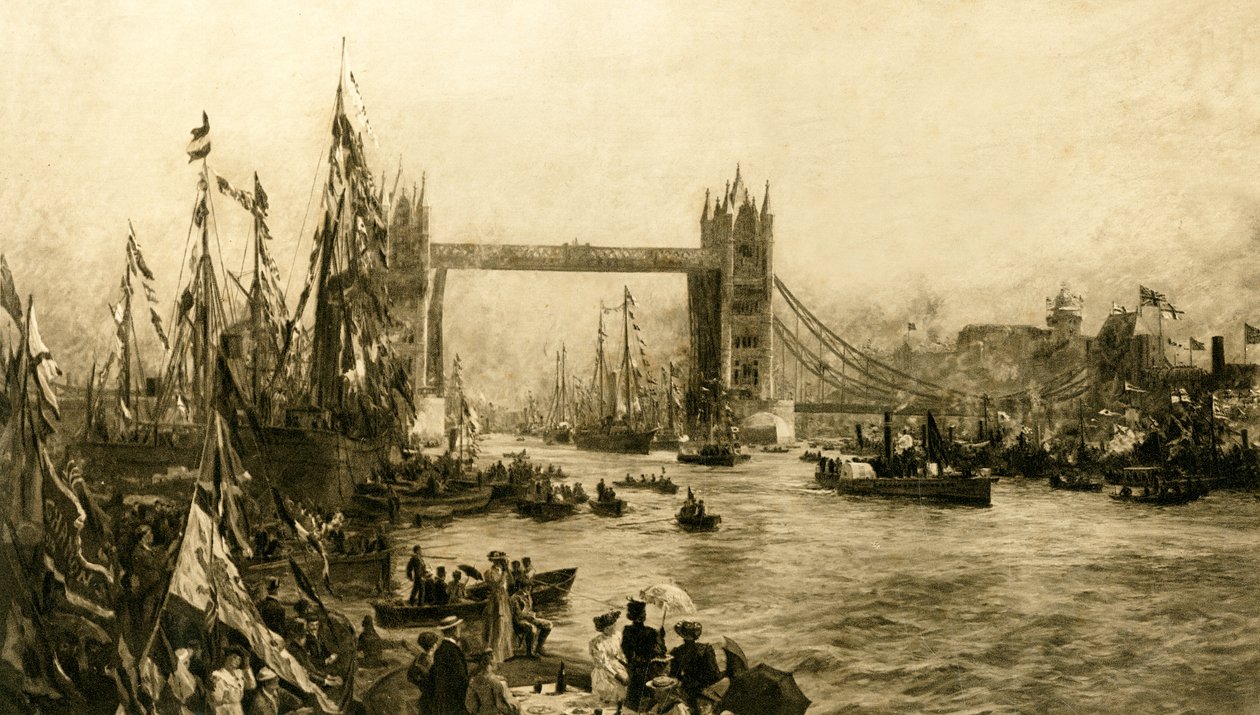 A Tower Bridge megnyitó ünnepsége, 1894. alkotó: Unbekannt