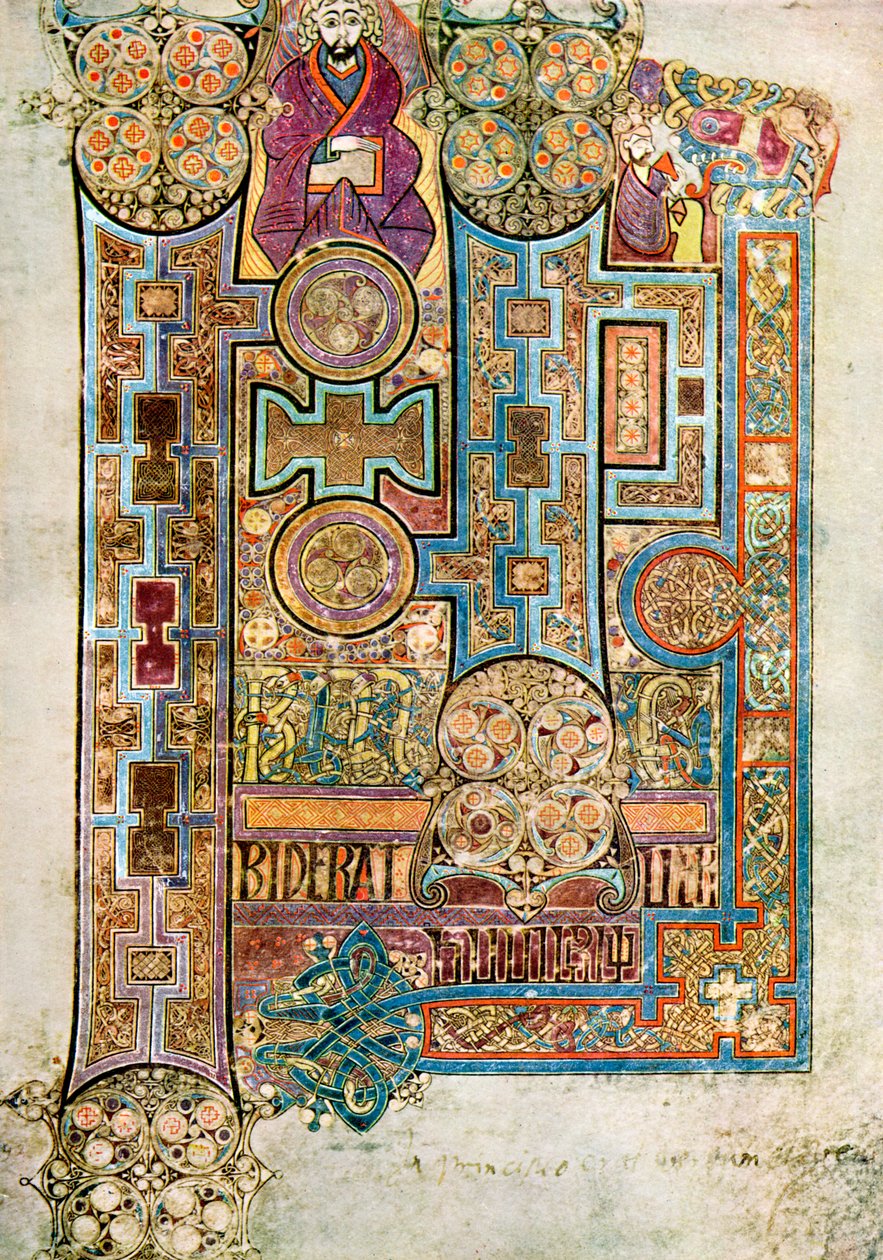 Szent János evangéliumának nyitó szavai, i.sz. 800, XX. század alkotó: Unbekannt