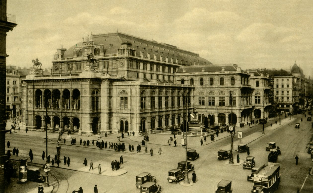 Operaház, Bécs, Ausztria, 1935. alkotó: Unbekannt