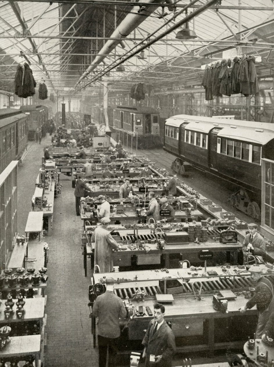A London Passenger Transport tulajdonában lévő Underground Rolling Stock felújítása, 1935-36. alkotó: Unbekannt