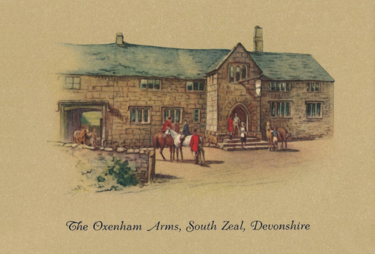 The Oxenham Arms, South Zeal, Devonshire, 1939 alkotó: Unbekannt