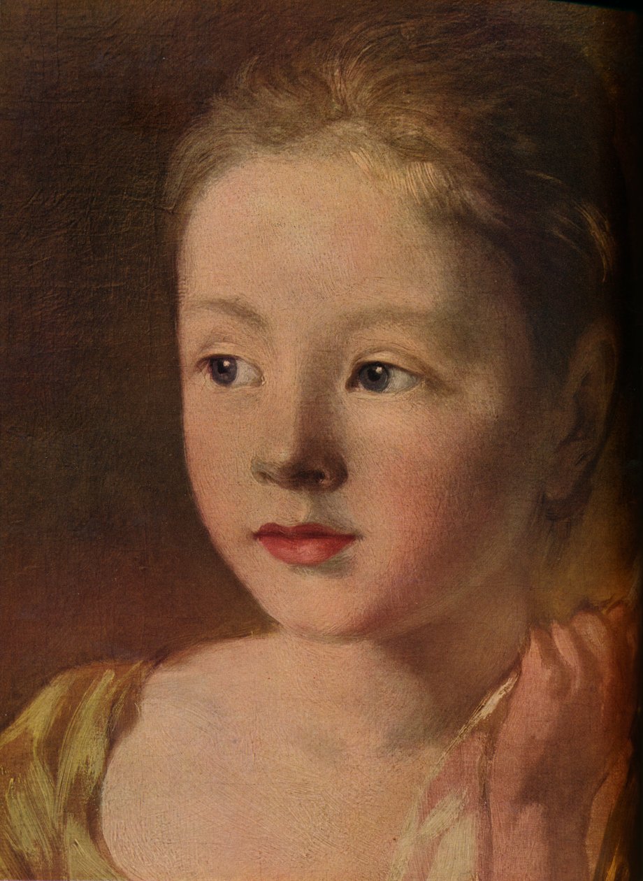 A festők lányai pillangót kergetve, részlet, c1756, 1937 alkotó: Unbekannt