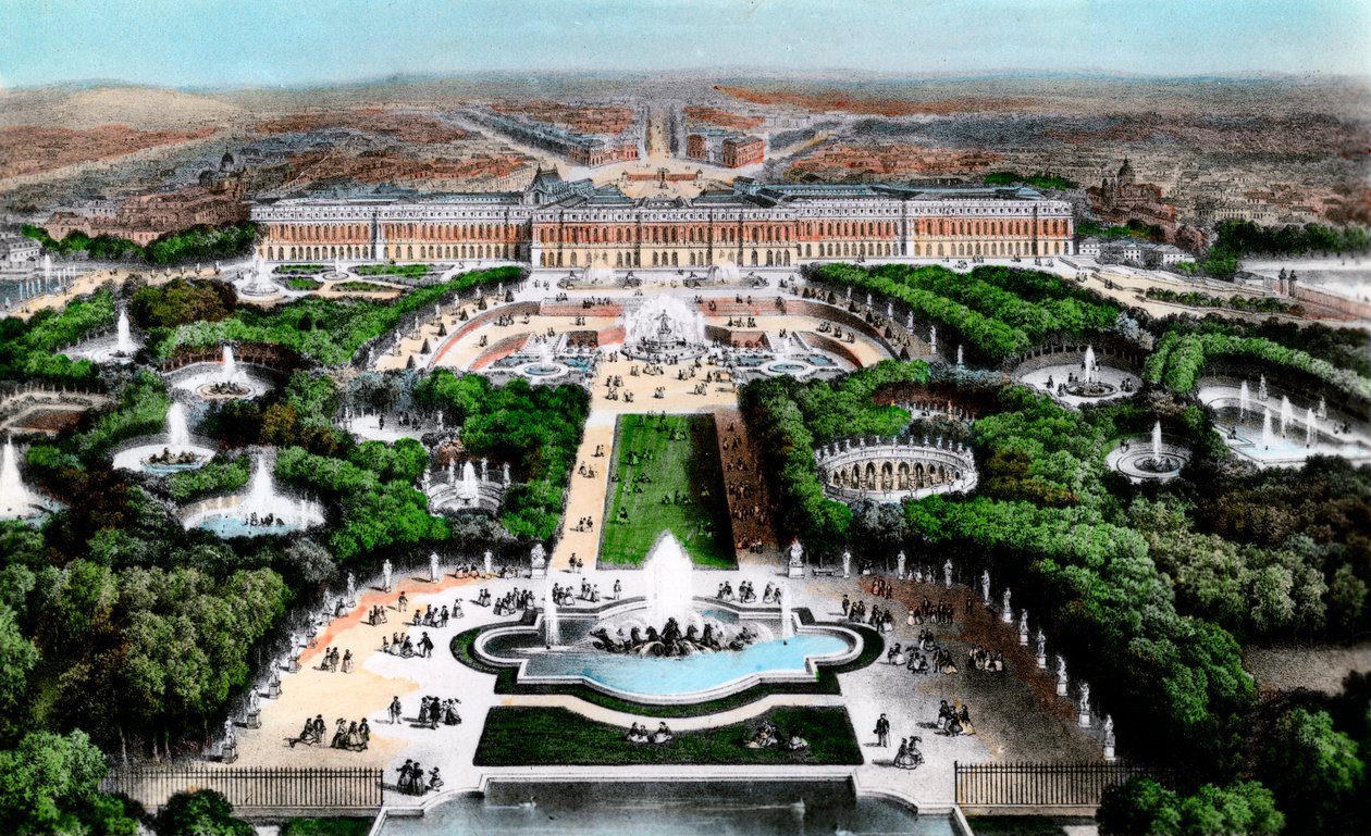 Versailles-i palota, Párizs, Franciaország, XX. század eleje alkotó: Unbekannt