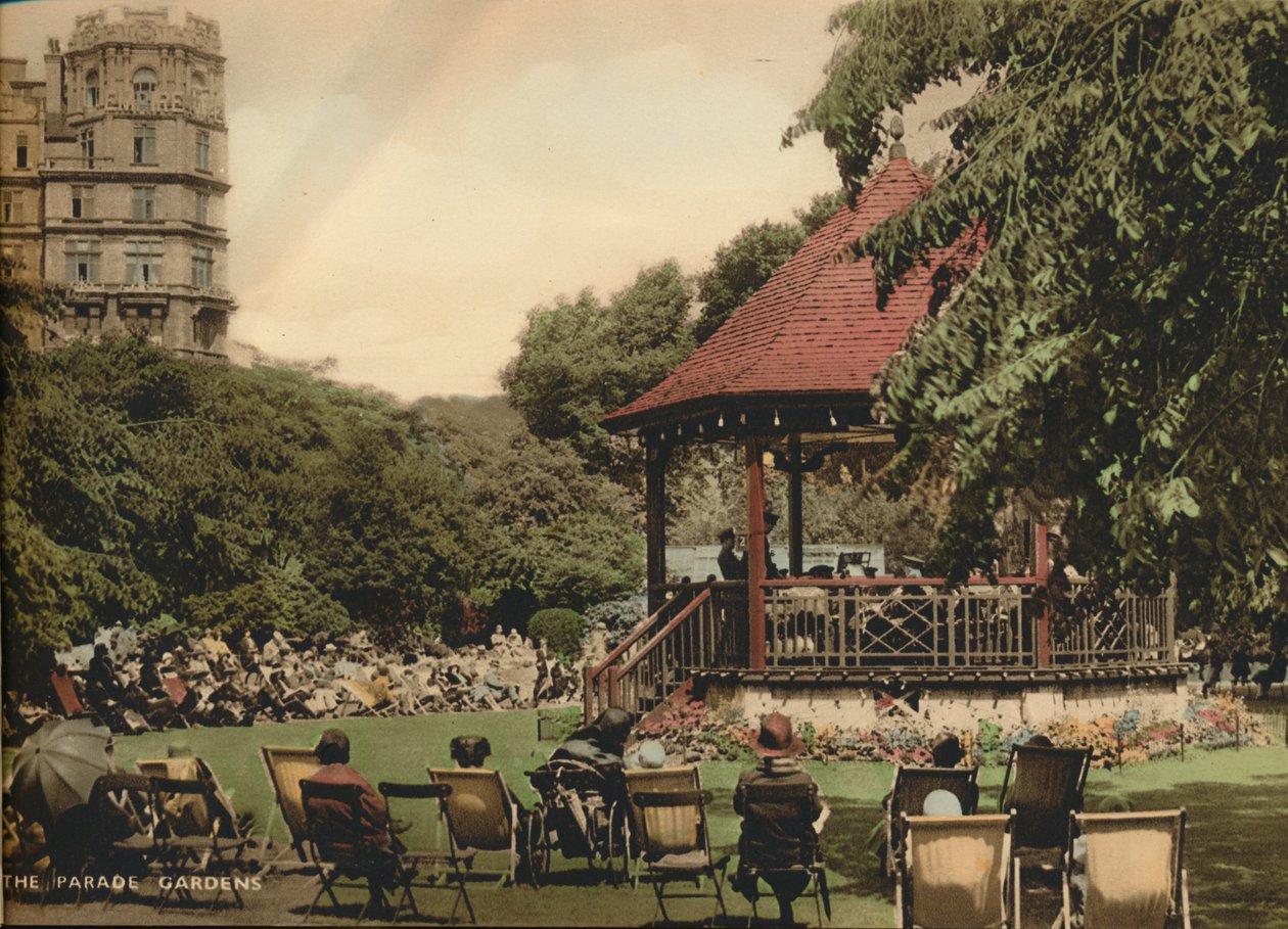 The Parade Gardens, Bath, Somerset, 1925 alkotó: Unbekannt