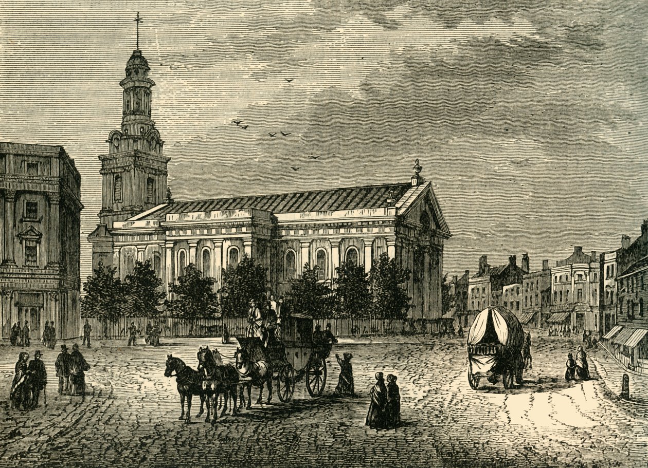 A plébániatemplom, Greenwich, 1878. alkotó: Unbekannt