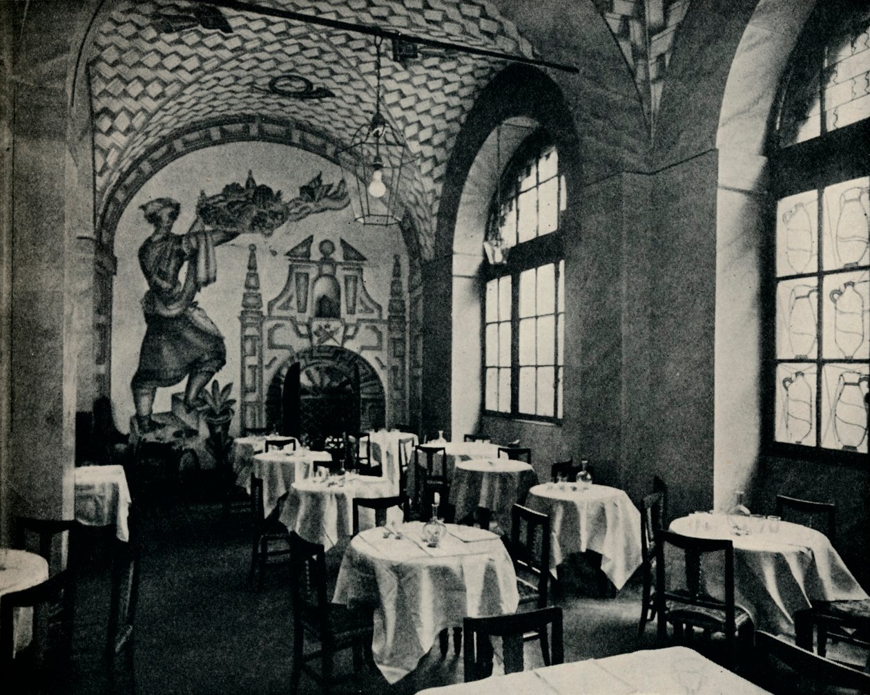 A Penna DOca étterem, fő étkező, 1928 alkotó: Unbekannt