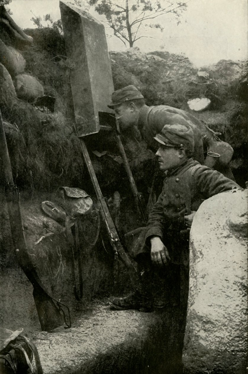 A periszkóp az árkokban, 1919. alkotó: Unbekannt